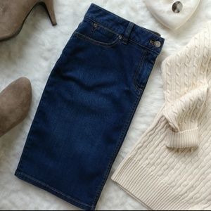 Talbot's Denim Jean Skirt